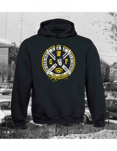 White Guetto Sudadera Capucha "Working Class"