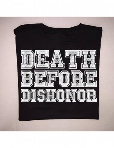 Camiseta "Death Before Dishonor” Chica