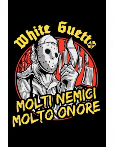 Bandera White Guetto "Molti Nemici"