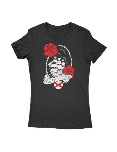 Camiseta "Sangre y Cañón" Chica