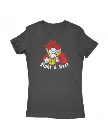Camiseta "Fight & Beer" Chica