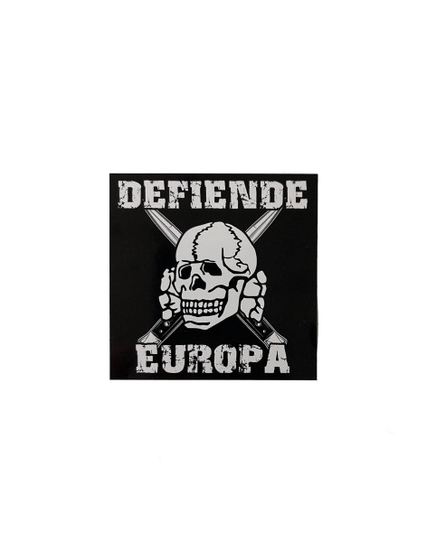 Stickers "Defiende Europa Calavera"