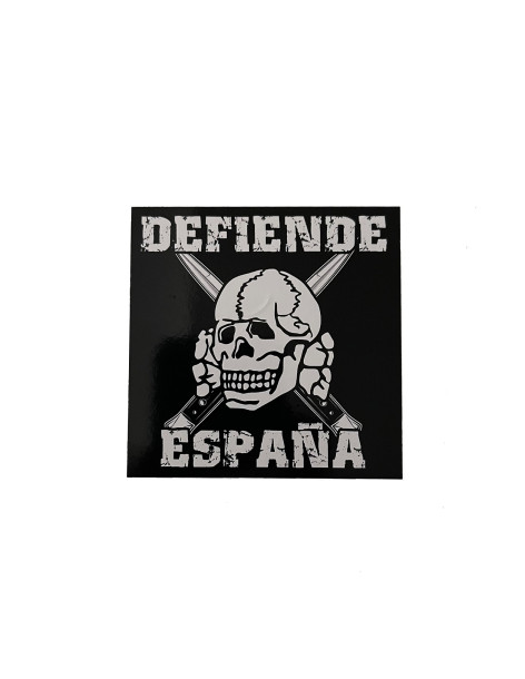 Stickers "Defiende España Calavera"
