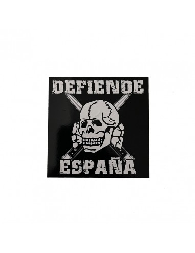 Stickers "Defiende España Calavera"