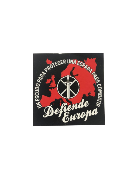Pegatinas "Defiende Europa"