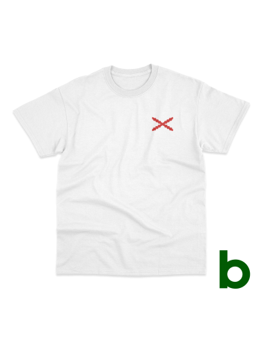 T-Shirt Básica "Aspa de Borgoña" Man