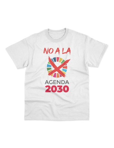 Camiseta "No a la Agenda 2030” Chico