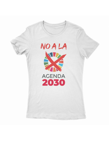 T-Shirt "No a la Agenda 2030" Woman