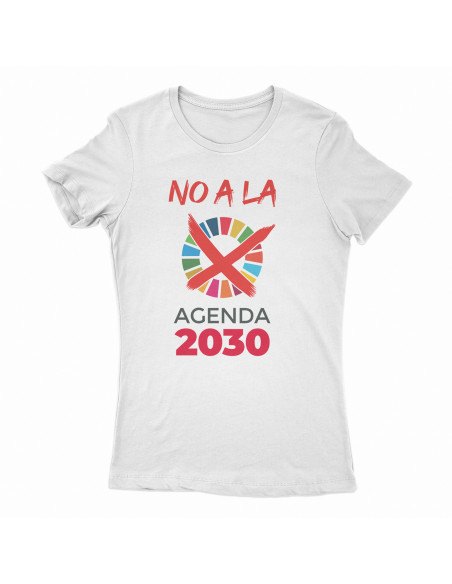 Camiseta "No a la Agenda 2030” Chica