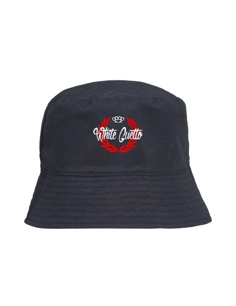 Gorro Bucket Hat "White Guetto Laurel"