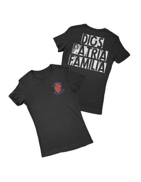 Camiseta "DIOS, PATRIA Y FAMILIA" Chica