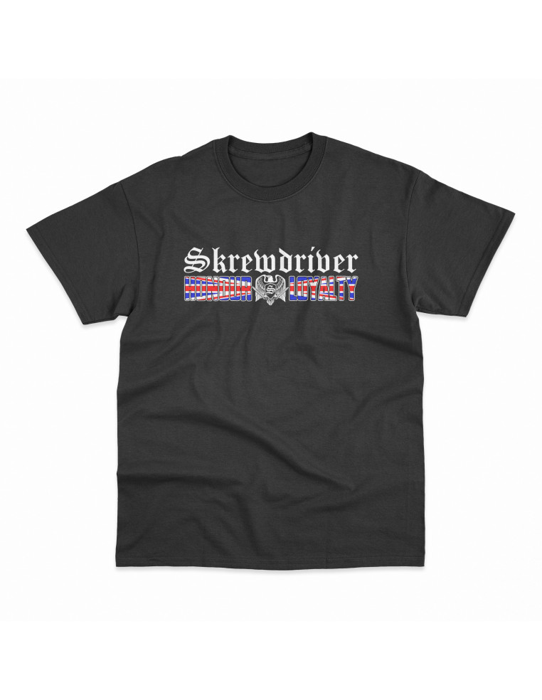 Camiseta "Skrewdriver Bandera” Chico