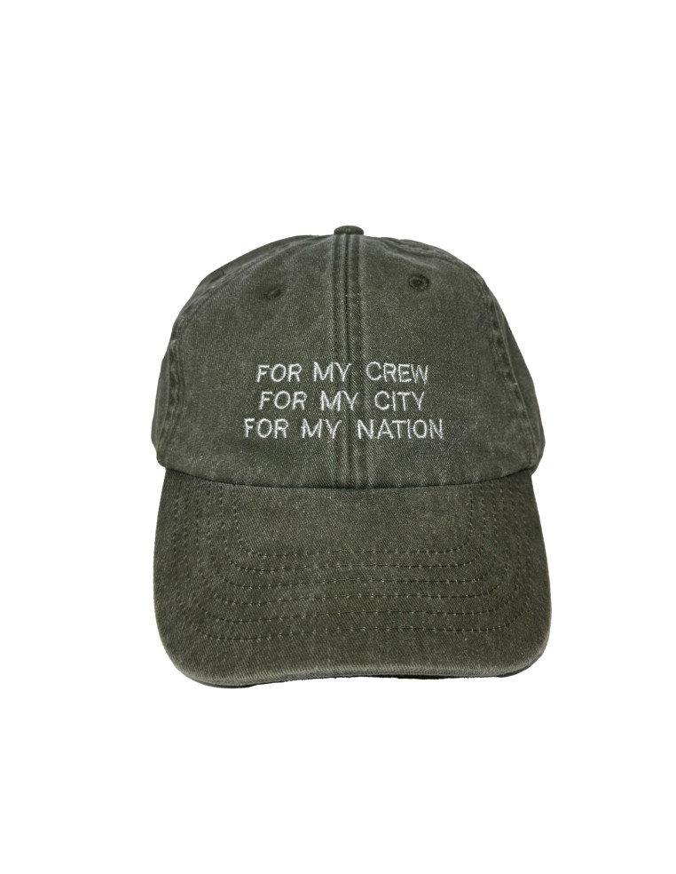 Gorra Bordada "For My Nation"