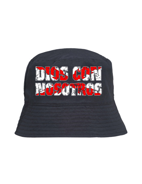 Gorro Bucket Hat "Dios con nosotros"