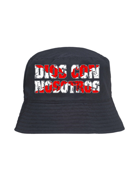 Gorro Bucket Hat "Dios con nosotros"