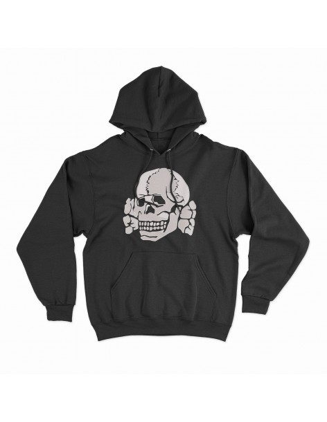 Sudadera capucha "Totenkopf" bordada