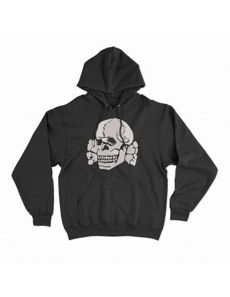 Embroidered Hoodie "Totenkopf"