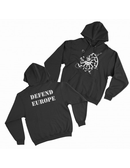 Sudadera Capucha "Defend Europe”