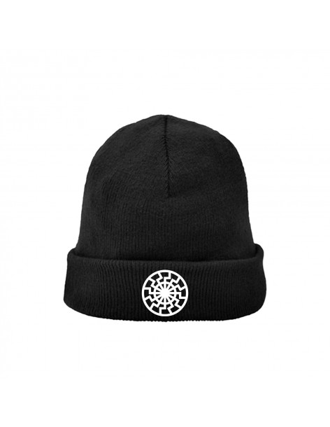 Cap lana bordado "Sol Negro"